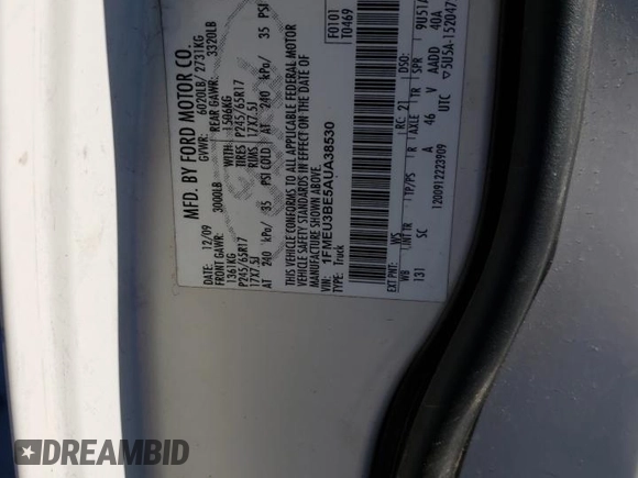 2010 Ford Explorer Sport Trac XLT z VIN 1FMEU3BE5AUA38530, wystawiony jako Copart lot #46987525 z przebiegiem 132 432 mil mil oraz Szkody całkowita. Historia ofert i sprzedaży dostępna na DreamBid. Obrazek 14.