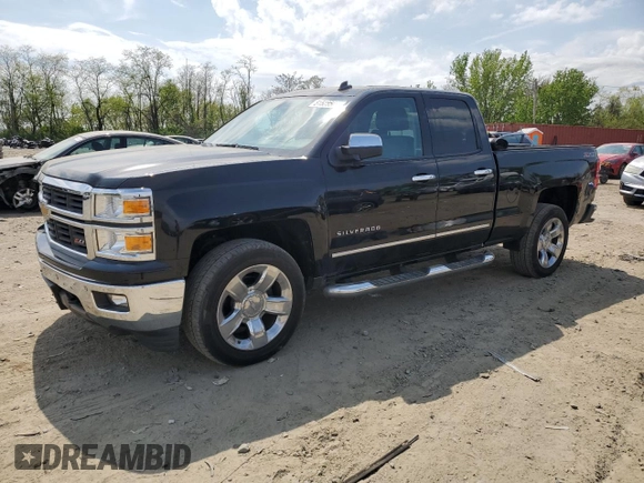 2014 Chevrolet Silverado 1500 LTZ with VIN 1GCVKSEC3EZ269921, listed as a Copart auction lot 51528565 with 137,218 mi miles and Salvage Title. Bid and sale history available at DreamBid. Image 1.
