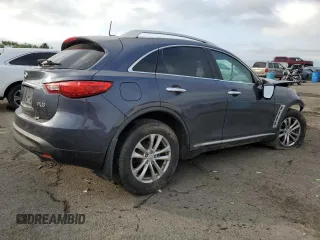 2010 Infiniti FX35 with VIN JN8AS1MW1AM851242, listed as a Copart auction lot 74244064 with 0 mi miles and Salvage Title. Bid and sale history available at carsss.com. Image 3.