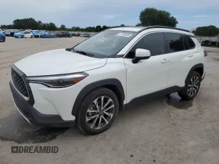 2023 Toyota Corolla Cross XLE with VIN 7MUDAAAG7PV051492, listed as a Copart auction lot 61185635 with 79,364 mi miles and Non repairable. Bid and sale history available at DreamBid. Image 1.