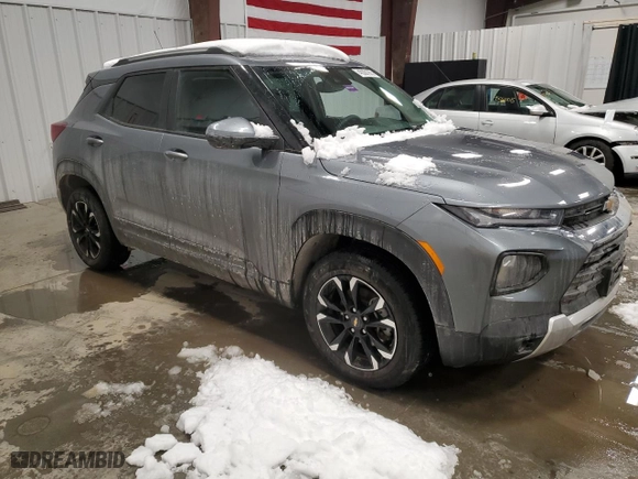 2021 Chevrolet TrailBlazer LT with VIN KL79MRSL3MB168908, listed as a Copart auction lot 45301855 with 40,994 mi miles and Salvage Title. Bid and sale history available at carsss.com. Image 4.