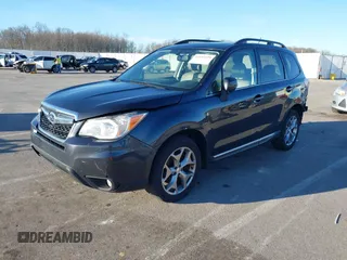 2015 Subaru Forester 2.5i Touring with VIN JF2SJAUC2FH827235, listed as a IAAI auction lot 41692229 with 182,123 mi miles. Bid and sale history available at carsss.com. Image 2.