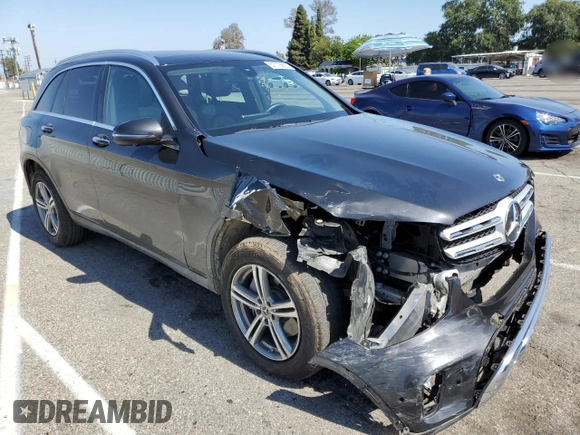 2021 Mercedes-Benz GLC 300 with VIN W1N0G8EB6MF914303, listed as a Copart auction lot 57178855 with 36,767 mi miles and Salvage title. Bid and sale history available at DreamBid. Image 4.