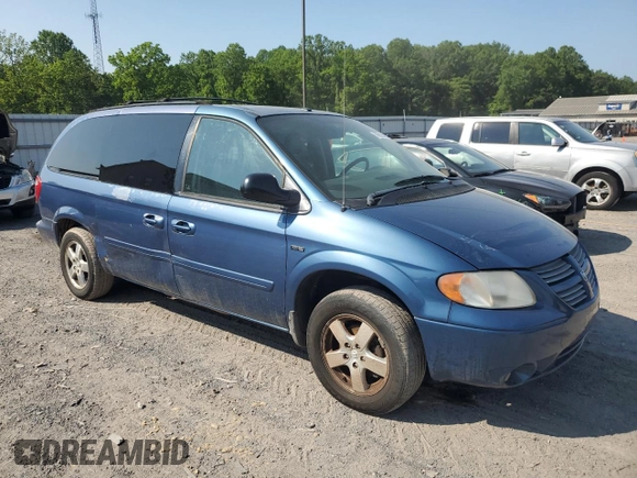 2006 Dodge Grand Caravan SXT z VIN 2D4GP44L06R699332, wystawiony jako Copart lot #58995465 z przebiegiem 55 324 mil mil oraz Szkoda całkowita • Salvage title. Historia ofert i sprzedaży dostępna na DreamBid. Obrazek 4.