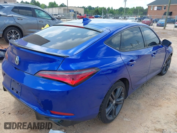 2023 Acura Integra w/A-Spec Package with VIN 19UDE4H35PA018458, listed as a IAAI auction lot 42279087 with 41,734 mi miles and . Bid and sale history available at DreamBid. Image 4.