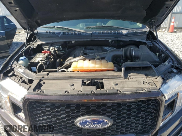 2018 Ford F-150 XL with VIN 1FTEX1CP3JFB09258, listed as a Copart auction lot 65053095 with 72,279 mi miles and Clean title. Bid and sale history available at DreamBid. Image 11.
