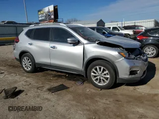 2017 Nissan Rogue SV with VIN JN8AT2MT8HW150186, listed as a Copart auction lot 82809414 with 77,784 mi miles and Salvage Title. Bid and sale history available at carsss.com. Image 4.