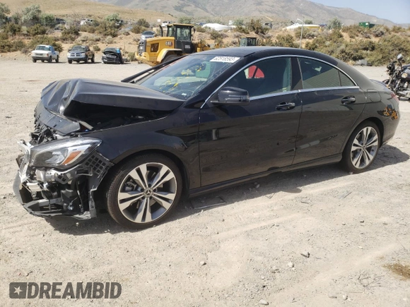 2019 Mercedes-Benz CLA 250 with VIN WDDSJ4GB1KN743718, listed as a Copart auction lot 62518593 with 23,635 mi miles and . Bid and sale history available at DreamBid. Image 1.
