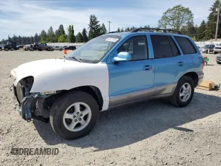 2004 Hyundai Santa Fe z VIN KM8SB12BX4U653484, wystawiony jako Copart lot #55312305 z przebiegiem 146 471 mil mil oraz Czysty tytuł • Clean title. Historia ofert i sprzedaży dostępna na DreamBid. Obrazek 1.