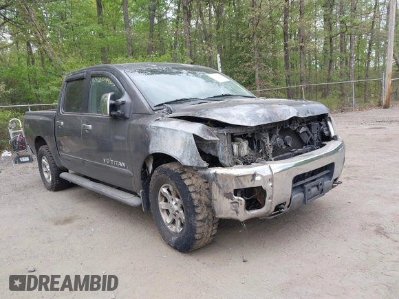 2005 Nissan Titan SE with VIN 1N6BA07B25N536128, listed as a IAAI auction lot 35204423 with Not Provided miles. Bid and sale history available at carsss.com. Image 1.