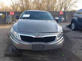 2013 Kia Optima LX with VIN 5XXGM4A77DG166140, listed as a IAAI auction lot 41881144 with 185,391 mi miles. Bid and sale history available at carsss.com. Image 12.