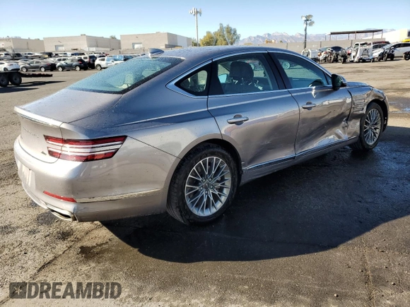 2024 Genesis G80 2.5T z VIN KMTGB4SC3RU225348, wystawiony jako Copart lot #86922404 z przebiegiem 15 752 mil mil oraz Szkoda całkowita • Salvage title. Historia ofert i sprzedaży dostępna na DreamBid. Obrazek 3.