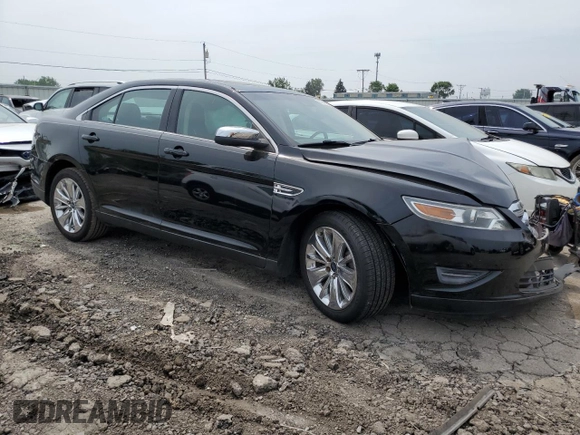 2011 Ford Taurus Limited with VIN 1FAHP2JW4BG188731, listed as a Copart auction lot 60748765 with Not provided miles and Salvage title. Bid and sale history available at DreamBid. Image 4.