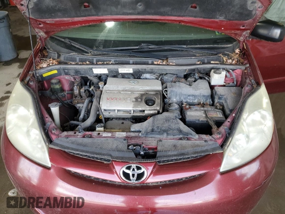 2006 Toyota Sienna CE with VIN 5TDZA23CX6S429447, listed as a Copart auction lot 55119025 with 213,494 mi miles and Clean Title. Bid and sale history available at carsss.com. Image 12.