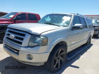 2008 Ford Expedition Max Limited with VIN 1FMFK19528LA27442, listed as a IAAI auction lot 42407374 with 187,600 mi miles and . Bid and sale history available at DreamBid. Image 2.