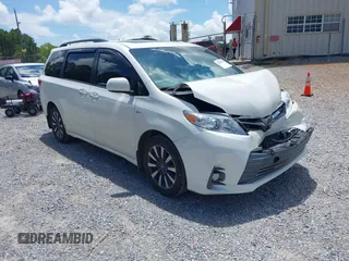 2020 Toyota Sienna XLE with VIN 5TDDZ3DC5LS241258, listed as a IAAI auction lot 42485502 with 77,292 mi miles and . Bid and sale history available at DreamBid. Image 1.
