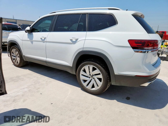 2021 Volkswagen Atlas SEL with VIN 1V2ER2CA5MC523416, listed as a Copart auction lot 59365685 with 80,297 mi miles and Salvage title. Bid and sale history available at DreamBid. Image 2.