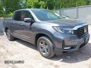 2023 Honda Ridgeline RTL-E with VIN 5FPYK3F75PB046509, listed as a IAAI auction lot 42659530 with 22,712 mi miles and . Bid and sale history available at DreamBid. Image 1.
