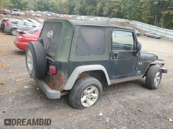 2005 Jeep Wrangler X with VIN 1J4FA39S65P319487, listed as a Copart auction lot 71848394 with 161,574 mi miles and Salvage Title. Bid and sale history available at carsss.com. Image 3.