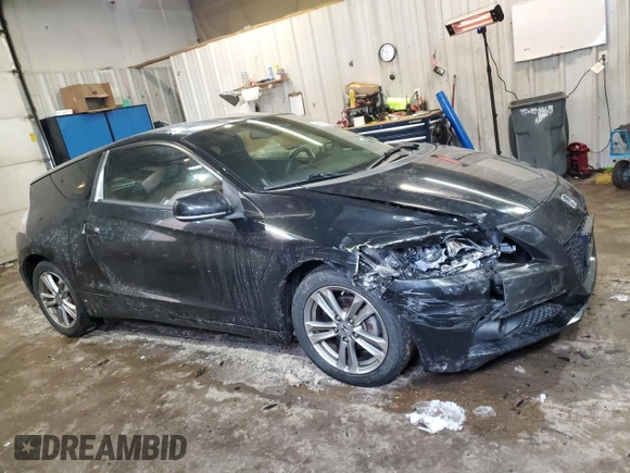 2013 Honda CR-Z EX with VIN JHMZF1C60DS002674, listed as a Copart auction lot 46168235 with 83,253 mi miles and Salvage Title. Bid and sale history available at carsss.com. Image 4.