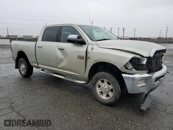 2010 Dodge Ram 2500 SLT with VIN 3D7UT2CL1AG188976, listed as a Copart auction lot 86336574 with 297,609 mi miles and Salvage Title. Bid and sale history available at carsss.com. Image 4.