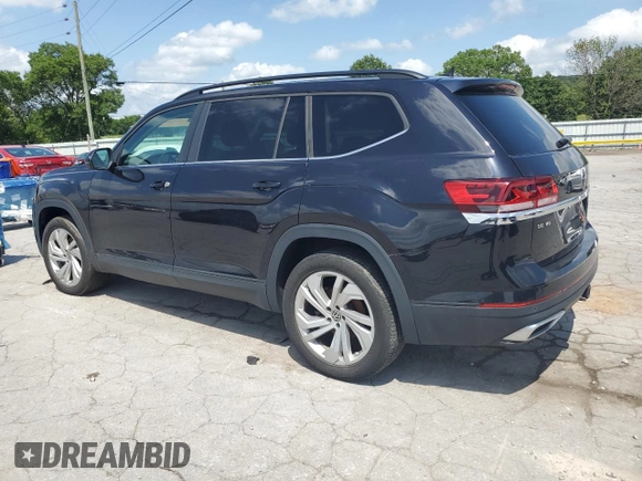 2021 Volkswagen Atlas SE z VIN 1V2HR2CA2MC564468, wystawiony jako Copart lot #61469925 z przebiegiem 69 794 mil mil oraz Szkoda całkowita • Salvage title. Historia ofert i sprzedaży dostępna na DreamBid. Obrazek 2.