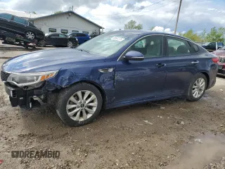 2016 Kia Optima LX z VIN 5XXGT4L38GG019066, wystawiony jako Copart lot #55567275 z przebiegiem 236 083 mil mil oraz Szkoda całkowita • Salvage title. Historia ofert i sprzedaży dostępna na DreamBid. Obrazek 1.