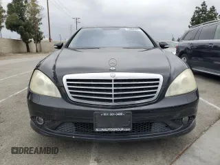 2007 Mercedes-Benz S 550 with VIN WDDNG71XX7A055829, listed as a Copart auction lot 53868385 with 178,037 mi miles and Clean Title. Bid and sale history available at DreamBid. Image 5.