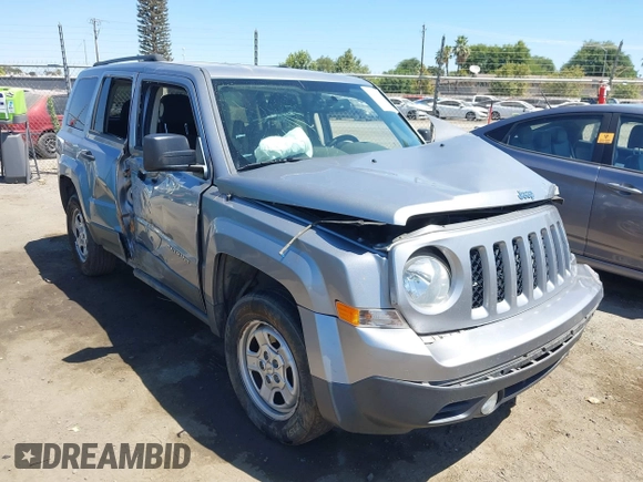 2017 Jeep Patriot Sport SE with VIN 1C4NJPBA8HD207631, listed as a IAAI auction lot 42809313 with 153,799 mi miles and . Bid and sale history available at DreamBid. Image 1.