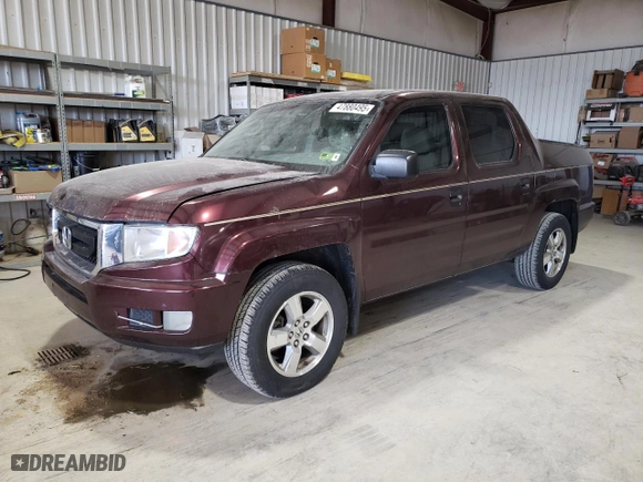 2009 Honda Ridgeline RT with VIN 5FPYK16209B102481, listed as a Copart auction lot 47880495 with 277,328 mi miles and Salvage Title. Bid and sale history available at carsss.com. Image 1.