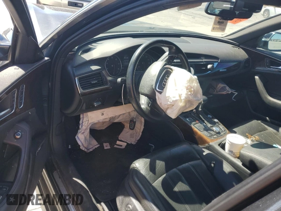 2014 Audi A6 3.0T Prestige with VIN WAUHGAFC1EN011537, listed as a Copart auction lot 47874865 with 100,630 mi miles and Salvage Title. Bid and sale history available at carsss.com. Image 8.