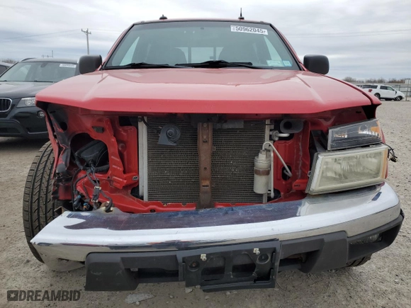 2005 Chevrolet Colorado 1SC LS Z85 with VIN 1GCDT136958180473, listed as a Copart auction lot 50962045 with 153,471 mi miles and Salvage Title. Bid and sale history available at carsss.com. Image 5.