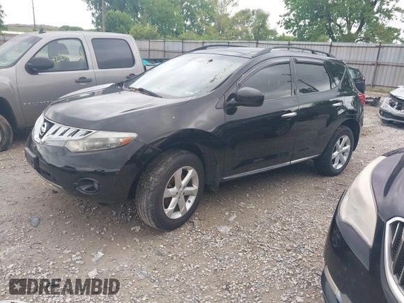 2009 Nissan Murano SL with VIN JN8AZ18W49W117314, listed as a IAAI auction lot 42263435 with 223,127 mi miles and . Bid and sale history available at DreamBid. Image 2.
