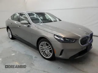 2024 BMW 5 Series 530i with VIN WBA43FJ00RCS37851, listed as a Copart auction lot 66749584 with 500 mi miles and Salvage Title. Bid and sale history available at carsss.com. Image 4.