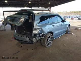2018 Mercedes-Benz GLS with VIN 4JGDF7DE0JB011693, listed as a IAAI auction lot 41190111 with 38,746 mi miles. Bid and sale history available at carsss.com. Image 4.