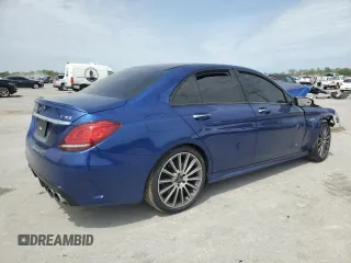 2019 Mercedes-Benz C 43 AMG with VIN 55SWF6EB4KU287626, listed as a Copart auction lot 53647985 with Not provided miles and Salvage title. Bid and sale history available at DreamBid. Image 3.