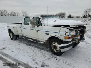 1997 Ford F-350 Crew Cab with VIN 1FTJW35F2VEA37787, listed as a Copart auction lot 86961024 with NaN miles and Salvage Title. Bid and sale history available at carsss.com. Image 4.