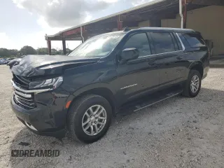 2021 Chevrolet Suburban LT z VIN 1GNSKCKDXMR271063, wystawiony jako Copart lot #51470115 z przebiegiem 168 470 mil mil oraz Nie do naprawy • Non repairable. Historia ofert i sprzedaży dostępna na DreamBid. Obrazek 1.