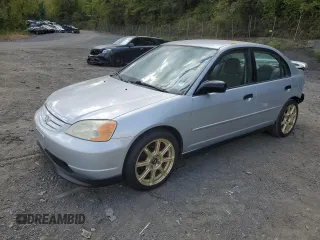 2001 Honda Civic LX with VIN 2HGES16551H514840, listed as a Copart auction lot 73725664 with 97,231 mi miles and Salvage Title. Bid and sale history available at carsss.com. Image 1.