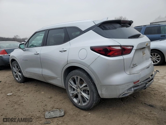 2019 Chevrolet Blazer Premier with VIN 3GNKBFRS5KS606634, listed as a Copart auction lot 86372164 with 108,262 mi miles and Salvage Title. Bid and sale history available at carsss.com. Image 2.
