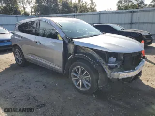 2022 Acura RDX w/Technology Package with VIN 5J8TC1H55NL004868, listed as a Copart auction lot 44748655 with 27,133 mi miles and Salvage Title. Bid and sale history available at carsss.com. Image 4.
