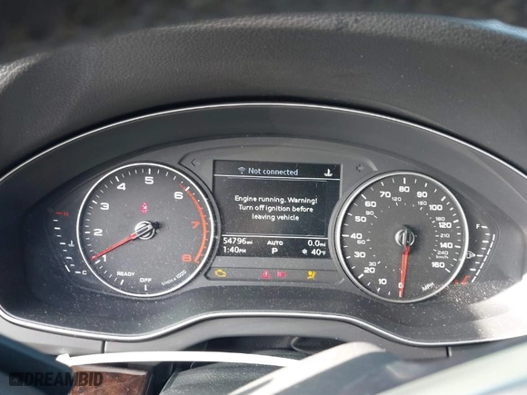 2018 Audi Q5 Premium Plus with VIN WA1BNAFYXJ2162554, listed as a IAAI auction lot 41277214 with 54,796 mi miles. Bid and sale history available at carsss.com. Image 7.