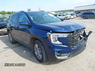2023 GMC Terrain SLT z VIN 3GKALVEG8PL170896, wystawiony jako IAAI lot #42513532 z przebiegiem 49 269 mil mil oraz . Historia ofert i sprzedaży dostępna na DreamBid. Obrazek 1.