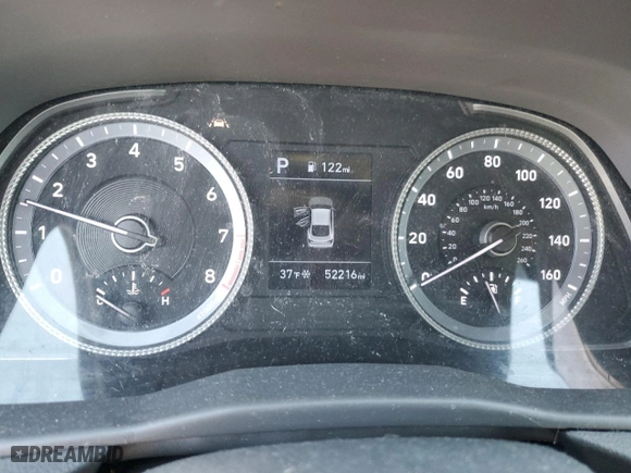 2020 Hyundai Sonata SE with VIN 5NPEG4JA2LH022427, listed as a Copart auction lot 41863854 with 52,216 mi miles and Salvage Title. Bid and sale history available at carsss.com. Image 9.