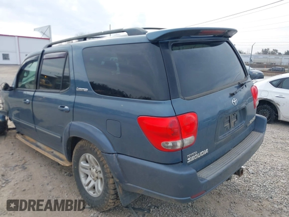 2007 Toyota Sequoia Limited with VIN 5TDBT48A27S283030, listed as a IAAI auction lot 41395705 with 286,966 mi miles and . Bid and sale history available at DreamBid. Image 3.