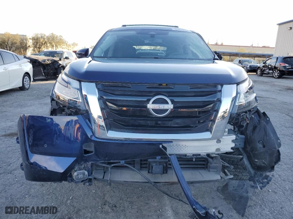 2024 Nissan Pathfinder SL with VIN 5N1DR3CC6RC252552, listed as a Copart auction lot 86619954 with 3,509 mi miles and Salvage Title. Bid and sale history available at carsss.com. Image 5.