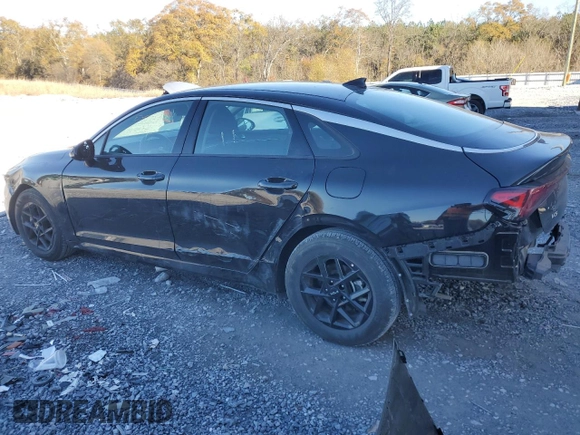 2025 Kia K5 LXS with VIN KNAG24J75S5283087, listed as a Copart auction lot 84616614 with 5,155 mi miles and Salvage Title. Bid and sale history available at carsss.com. Image 2.