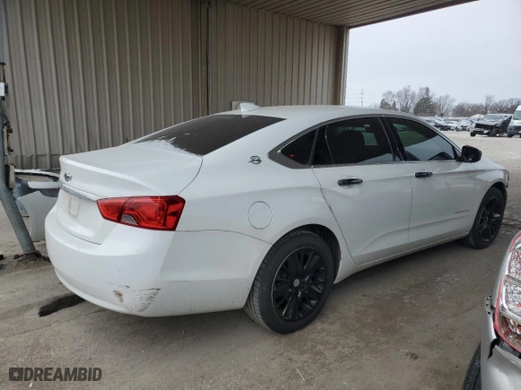 2017 Chevrolet Impala LS with VIN 2G11X5SA7H9172314, listed as a Copart auction lot 41958995 with 128,940 mi miles and Salvage Title. Bid and sale history available at carsss.com. Image 3.