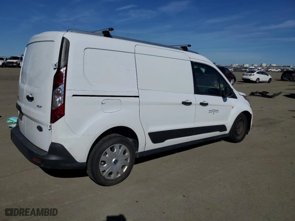 2019 Ford Transit Connect Van XLT with VIN NM0LS7F24K1388305, listed as a Copart auction lot 50277625 with 133,546 mi miles and Salvage Title. Bid and sale history available at carsss.com. Image 3.