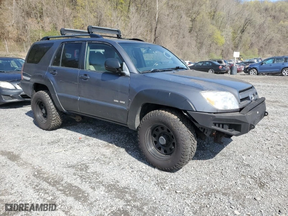 2003 Toyota 4Runner SR5 with VIN JTEBT14R830020642, listed as a Copart auction lot 53904815 with 186,862 mi miles and Clean Title. Bid and sale history available at carsss.com. Image 4.